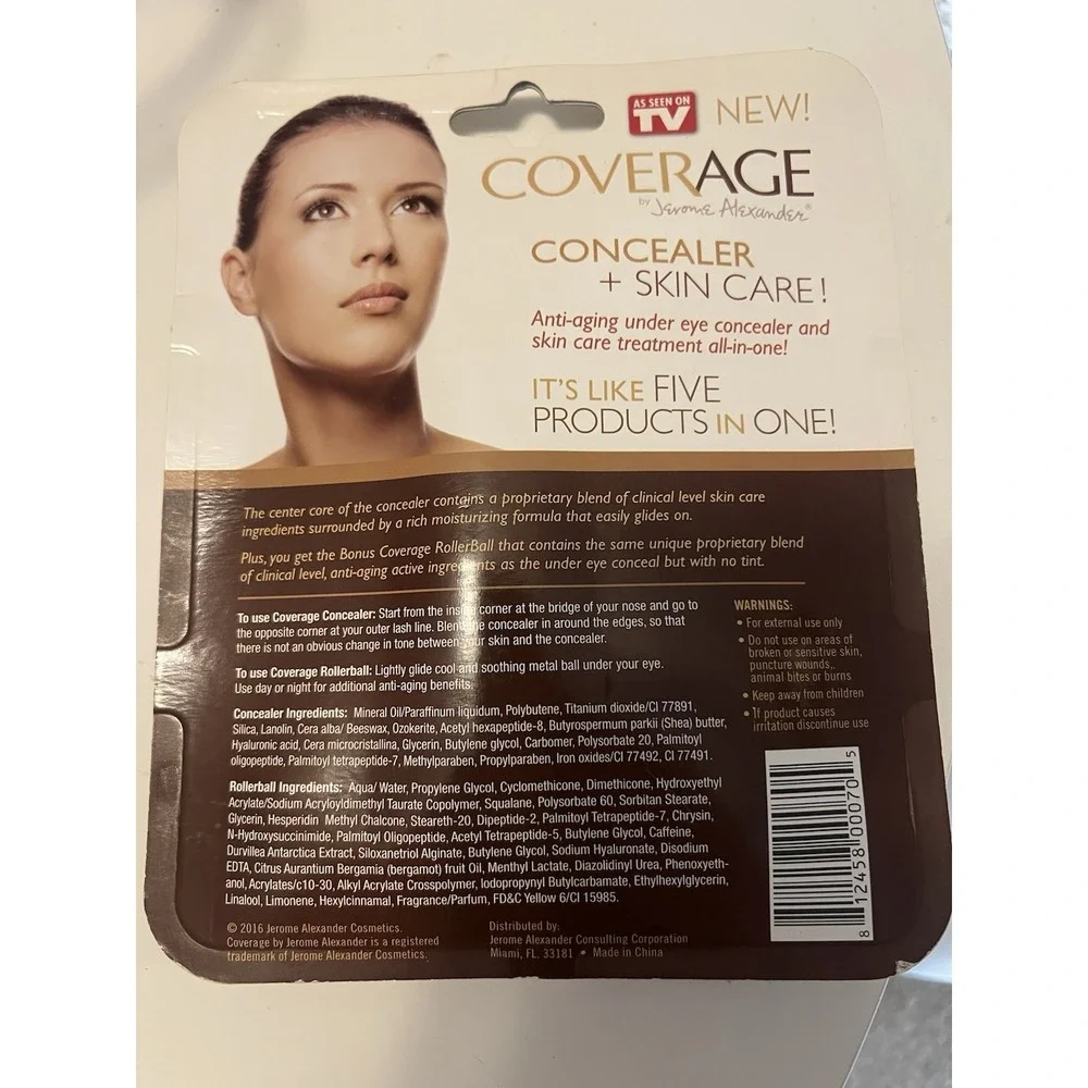 Jerome Alexander Concealer + Skin Care Ultimate Formula Eye Coverage NEW‎